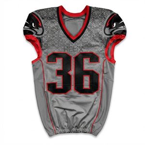 Jersey de Fútbol Americano Verde Lima de Alta Visibilidad con Ribete Negro, Uniformes Deportivos Personalizados Sublimados para Entrenamiento de Fútbol Americano - Product Image 3