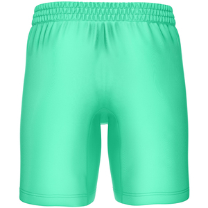 Pantalones Cortos Deportivos Casuales para Hombre, de Color Sólido, de Secado Rápido, de Poliéster Tejido, con Cintura Ajustable con Cordón y Raya Lateral, de Tiro Medio - Product Image 3