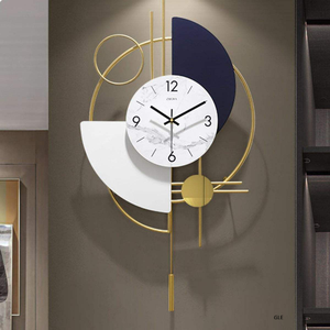 Metal wall <b>clocks</b> for antique home decor with silent sweep movement and elegant numbers for wall decoration use - Product Image 4