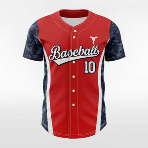 Maillot de baseball sur mesure de qualité supérieure, vêtements d'entraînement, prix bas, 100% polyester, vente en gros - Product Image 1