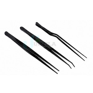 Pinzas de Chef Duraderas de Acero Inoxidable Premium con Punta Fina y Agarre Cómodo, Herramienta Culinaria para Emplatar y Decorar Alimentos - Product Image 2