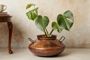 Macetero de metal de lujo, diseño premium, maceta redonda de metal, maceta cuadrada de metal, diseño rectangular de metal - Product Image 4