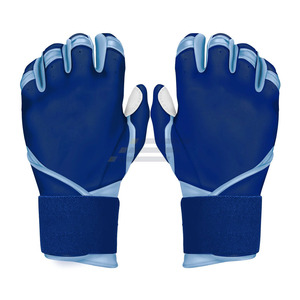 Gants de frappeur de baseball et softball OEM personnalisés en cuir de chèvre, protection des mains, fermeture auto-agrippante, durables, séchage rapide, respirants - Product Image 6