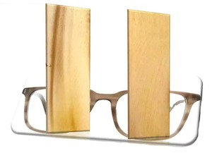 Placas de montura óptica de cuerno de buey ecológicas de alta calidad hechas a mano para gafas de lujo, diseño moderno artesanal y personalizado. - Product Image 4