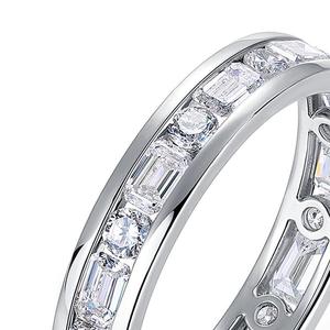 Anillo Unisex AMBER JEWELS T-4079, Estilo Hip Hop, Oro Sólido de 14K y Chapado en Oro, Diseño de Dólar con Diamantes Pavé, Certificado IGI - Product Image 4