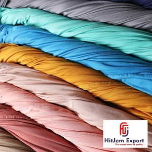 Breathable Plain Neckwear Textile Factory Cotton Viscose Polyester Lightweight Fabric Bulk Custom Brand Supply - Product Image 6