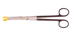 Ciseaux chirurgicaux dentaires Solz Gold Tip de 20 cm – Manche biseauté incurvé super tranchant pour une coupe manuelle de précision, instrument réutilisable - Product Image 3