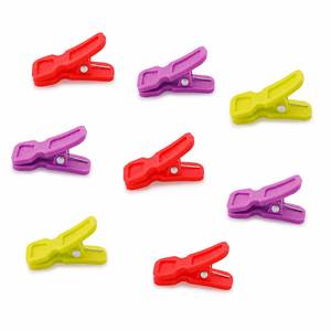 Colorful PP Plastic Clothes <b>Pegs</b> with Stainless Steel Spring Durable for Clothing <b>Laundry</b> Room Use - Product Image 1