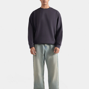 All-Day Performance Commuter Sweatshirt: Moisture-Wicking <b>Tech</b> Fabric with 4-Way Stretch and Hidden Zip Security Pocket - Product Image 1