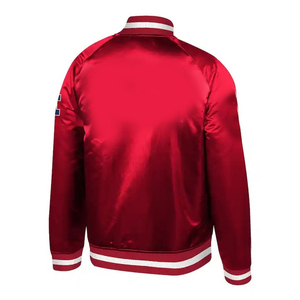 <b>Men's</b> Spring Casual <b>Canvas</b> Fleece <b>Jacket</b> Slim Fit Single Button Mandarin Collar Front Logo Heated Air-Conditioned Anti-Bacterial - Product Image 4