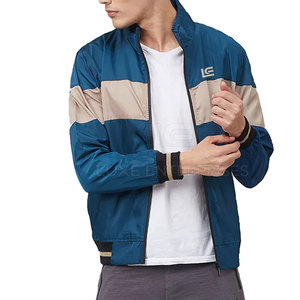 Dernières vestes coupe-vent pour hommes style hiver - Logo personnalisable sur le devant, respirantes en polyester/nylon, faible MOQ, vente en gros - Product Image 3