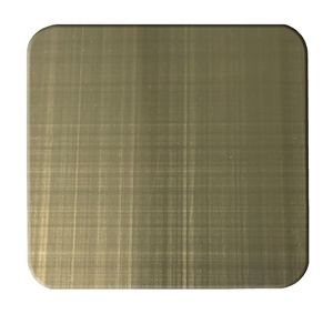 Le finissage extérieur unique du modèle vérifié s'appliquent avec la couleur de variété du revêtement titanique de PVD sur la plaque d'acier inoxydable - Product Image 1