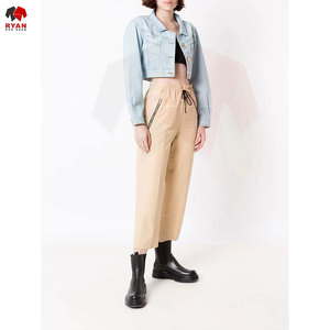 Ryan Pro Gear <b>Customized</b> <b>Denim</b> <b>Jacket</b> For Women Breathable and Comfortable Fabric with <b>Customized</b> Logo OEM Design - Product Image 5