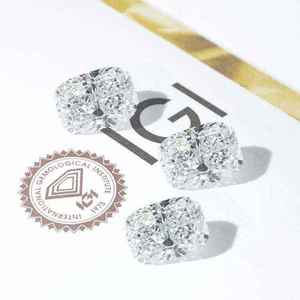เพชรทรงคุชชั่นสังเคราะห์ KESARI DIAM LLP ขนาด 1.00 ถึง 3.00 กะรัต สี F รับรองโดย IGI สำหรับทำเครื่องประดับ - Product Image 2