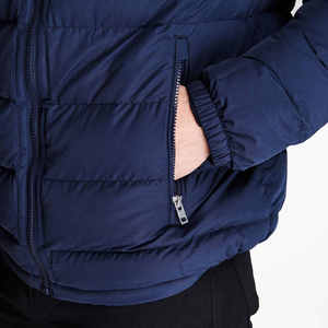 High Quality Custom Logo Wholesale Men <b>Winter</b> Navy Blue Down <b>Jacket</b> Fitness Wear Bomber Puffer <b>Jackets</b> Manufacturer - Product Image 6