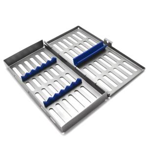 Cassette de 7 instruments dentaires en acier inoxydable, plateau pour détartreurs, stérilisation chirurgicale, certifié CE, Java Surgical - Product Image 3
