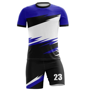 Conjunto de Uniforme de Fútbol Transpirable de Manga Corta para Adultos, Ropa de Entrenamiento para Equipos, Color y Logotipo Personalizables, Secado Rápido, Alta Calidad, Venta al Por Mayor - Product Image 2