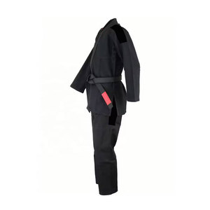 Kimono Negro de BJJ para Adultos, Unisex, 100% Algodón, Durable, Uniforme de Judo, Ropa de Artes Marciales, Corte Regular - Product Image 3
