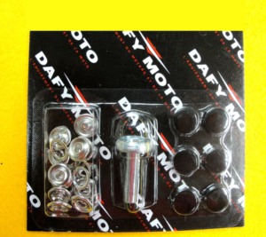 DK-690 Prong snap Fastener | Round Metal Snap <b>Button</b> Set Nickel-Free Polished Classic Style - Product Image 4