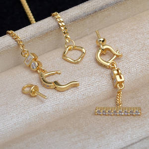 Cadena de Plata S925 con Orificio para Perlas, Soporte Vacío para Joyería de Perlas, Accesorio DIY 5794, Cadena Desmontable con Cuentas - Product Image 3