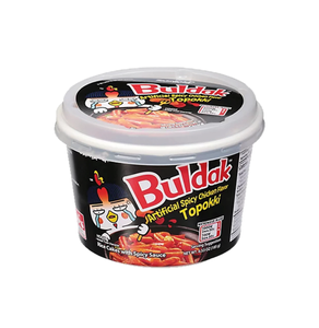 Vente en gros de Samyangs Buldak Topokki 185g, gâteau de riz coréen Tteokbokki en coupelle, pour les distributeurs et les chaînes de vente au détail. - Product Image 6