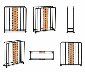 Porte-serviettes moderne en métal pour la maison, la salle à manger, la décoration de table, le restaurant, l'hôtel, le café - Support vertical en fer forgé pour serviettes en papier - Product Image 4