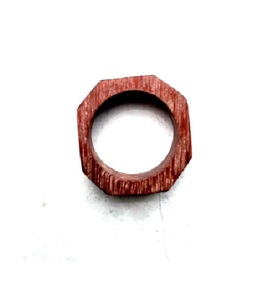 Anillo para Servilletas de Madera de Mango Natural de Diseño, Ecológico, Duradero y de Lujo con Patrón Único para Bodas y Uso Diario - Product Image 1