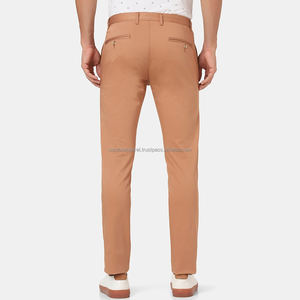 Nardon Apparel Custom Own Design Logo Slim Fit Hombres Ligero Color sólido Casual Elástico Poliéster Pantalones de golf - Product Image 2