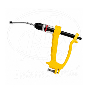 Seringue automatique vétérinaire de 5 ml avec poignée en V, corps en plastique, dosage réglable, avec propriétés diagnostiques, tube flexible, vaccinateur - Product Image 2