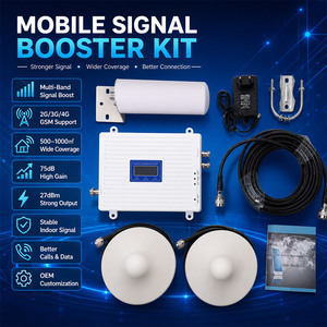 เครื่องขยายสัญญาณโทรศัพท์มือถือกลางแจ้งแบบสามย่านความถี่ 2G/3G/4G 900/1800/2100Mhz สำหรับเครือข่าย GSM LTE 5G - Product Image 2