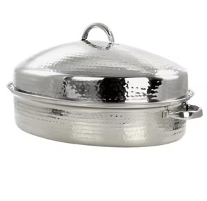 Polished Quality Metal Hot Pot Smooth Design Insulated <b>Food</b> Casserole Modern Dining Serving Bowl Kitchen Usage Category - Product Image 4