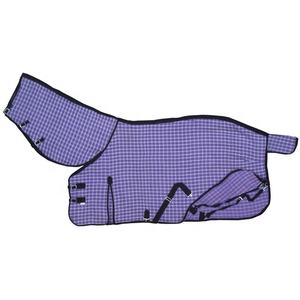 Combo de verano de fabricante directo, Alfombra de carreras de caballos, tela ligera de Peine de miel, impermeable, forro de poliéster de Color indio sólido - Product Image 1