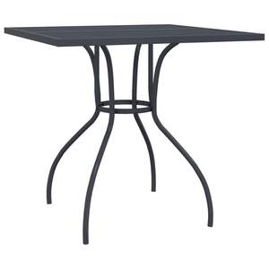 Ensemble de salle à manger d'extérieur 5 pièces en maille métallique anthracite Mobilier d'extérieur durable - Product Image 6