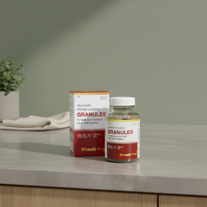 Gránulos herbales de extracto de plantas con fórmula ayurvédica diseñados para uso diario en forma de gránulos naturales - Product Image 3