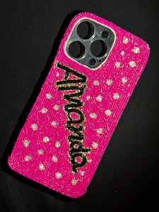 Coque de téléphone portable chic et élégante avec broderie nœud papillon et pâtes, design unique sur le thème alimentaire pour Apple iPhone 2025 - Product Image 2