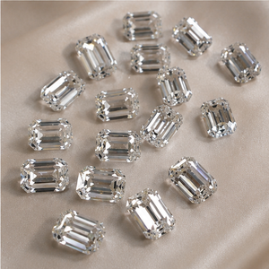 Diamantes de Laboratorio SHRAMAN DIAMOND a Precio de Fábrica al por Mayor, Corte Esmeralda Blanco de 5*3.5MM, VVS-VS, HPHT/CVD, para Joyería - Product Image 4