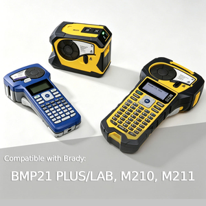 Ruban adhésif compatible Tatrix M21-375-499 M21-375-488 M21-375-595 M21-375-7425 9,5 mm*6,4 m pour <span class=keywords><strong>Brady</strong></span> <span class=keywords><strong>BMP21</strong></span>-<span class=keywords><strong>PLUS</strong></span> <span class=keywords><strong>Brady</strong></span>-<span class=keywords><strong>BMP21</strong></span>-LAB - Product Image 6