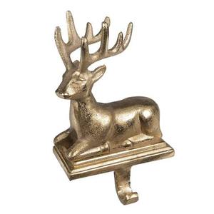 Hot Sale Wood Base Aluminium Top Christmas <b>Stocking</b> Holder For Hanging Decorative Use <b>Xmas</b> <b>Stocking</b> Holder With Silver Tree Top - Product Image 3
