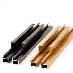 Profilé en aluminium OEM/ODM Tien Dat pour porte d'armoire avec panneau en verre, poignée CNC - Product Image 1