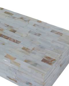 Caja de Joyería Minimalista Rectangular con Mosaico de Madreperla, Diseño Minimalista, Organizador Decorativo para Dormitorio y Decoración del Hogar - Product Image 5