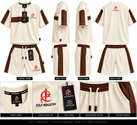 Nouvel Arrivage 2026 – Ensemble Décontracté d'Été pour Homme de Haute Qualité, Tricoté 100% Coton avec Logo Sérigraphié, Séchage Rapide, Personnalisation OEM/ODM
