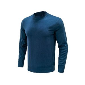 Pull-over en molleton mélangé laine mérinos épais pour homme, personnalisé avec logo, respirant, vente en gros, directement du fabricant, haute qualité - Product Image 1