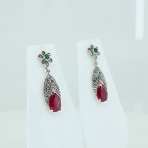 925 Sterling <b>Silver</b> 18K Gold Plated Drop <b>Dangle</b> <b>Earrings</b> Moissanite Freshwater Pearl Stylish Party Jewelry for Women Mom Gift - Product Image 3