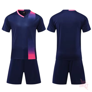 Conjuntos de Camisetas de Fútbol de Alta Calidad, 100% Poliéster, Marca Personalizada, Precio de Fábrica, Venta Caliente, Diseño Sublimado, Transpirable, Unisex, Adulto - Product Image 3