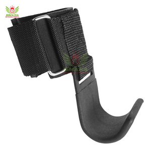 ตะขอเกี่ยวเหล็กคุณภาพพรีเมียมสำหรับการฝึกความแข็งแรง เพาะกาย ครอสฟิต ออกกำลังกายในยิม และป้องกันมือ - Product Image 2