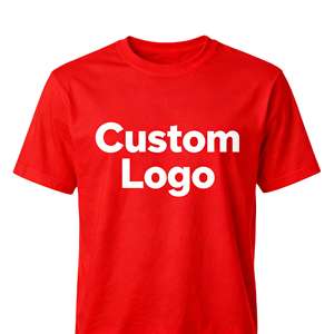 Camisetas de Manga Corta con Cuello Redondo para Hombre, Estilo Casual, Logotipo Personalizado, Poliéster de Secado Rápido, Lisas, al por Mayor - Product Image 1