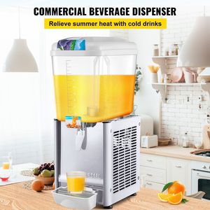 Dispenser per Bevande Commerciale da 4,8 Galloni, 200W, Serbatoio in Acciaio Inox, Materiale per Alimenti, Doppio J per Bevande Fredde - Product Image 2