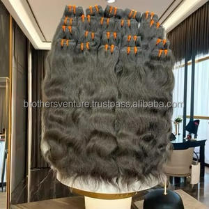 12a Raw Indian Temple Hair Cabello Virgen sin procesar con ondas profundas y sueltas Cabello alineado con cutícula DE LA India - Product Image 3