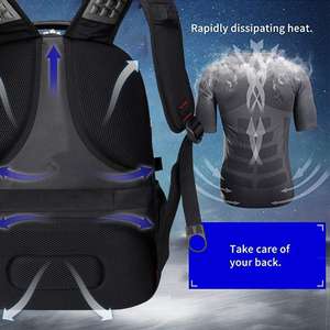 กระเป๋าเป้สะพายหลังสำหรับเดินทางคุณภาพสูง 18.4 นิ้ว ความจุ 55 ลิตร สำหรับใส่แล็ปท็อปเกมมิ่งขนาดใหญ่พิเศษ - Product Image 3