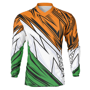 Maillot de motocross 100% polyester à manches longues personnalisé de haute qualité par sublimation, vente en gros - Product Image 3